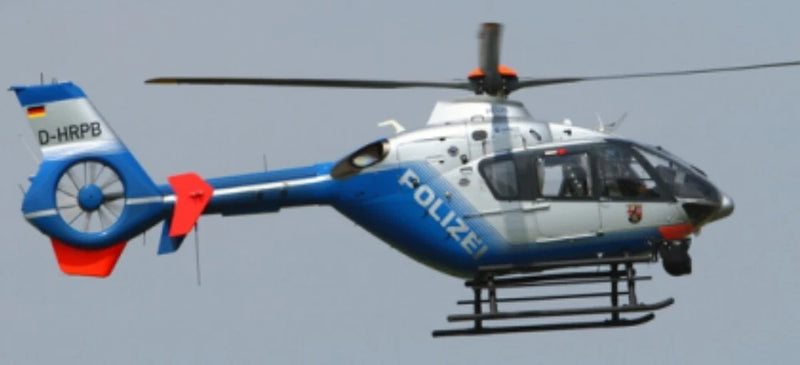 800 EC-135 T2 ARF police DE RC Helicopter Fuselage Polizei Painting KIT Version