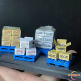 1/64 Scale Diorama Carton Models Garage Workshop Scene Props Display Models Toys