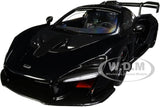 MCLAREN SENNA STEALTH COSMOS BLACK W/CARBON ACCENTS 1/18 MODEL CAR AUTOART 76076