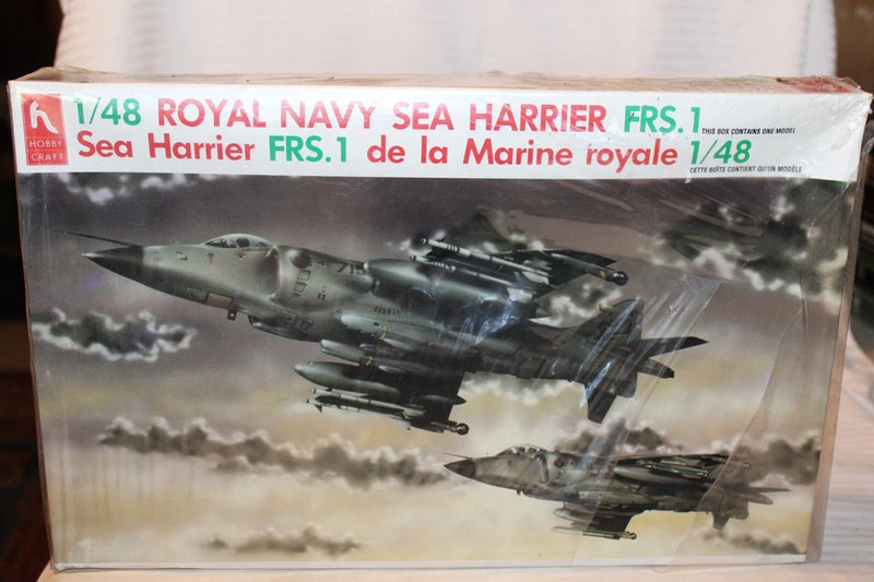1/48 Scale Hobby Craft, Royal Navy Sea Harrier FRS.1 Kit #1571 BN Sealed Box