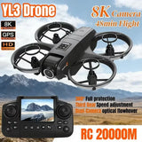 Drone Professional 8K Dual Camera Long Battery Life GPS WIFI Brushless Motors