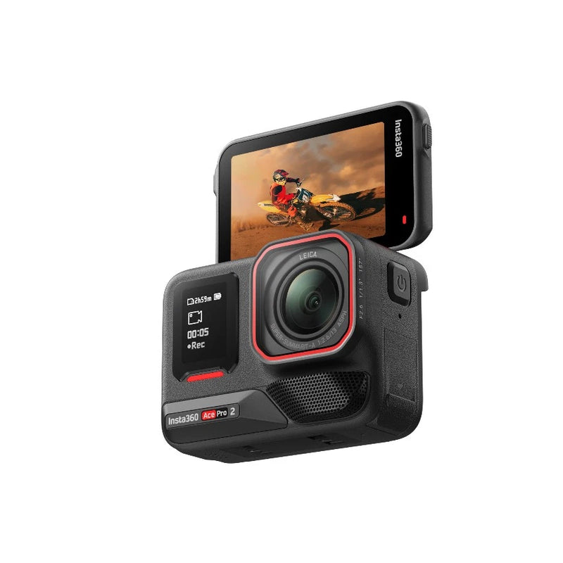 New Insta360 Ace Pro 2 - Dual Battery Kit - Leica Lens - 1/1.3" Sensor - 8K AI