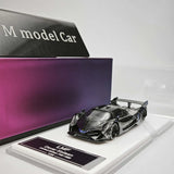 Devel Sixteen 1/64 Blue Diecast Model Car, Alloy Sports Car for Collection