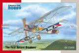 72 scale biplane model kit, Aero A-12 'The First Record Breakers' box art