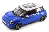 2024 Mini Cooper SE J01 1/24 Scale Diecast Model by Maisto - BLUE