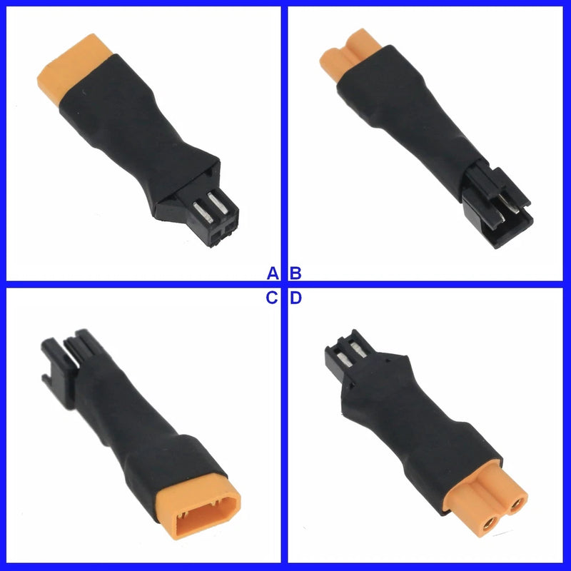 XT30 to SM 2P No Wires Adapter For RC Plane Truck Boat LiPo Battery Toys Hobby