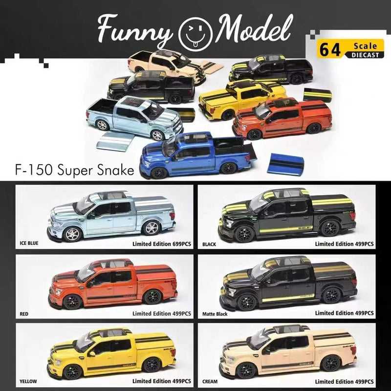 Funny 1: 64 Shelby F150 pickup truck Alloy car Model Collectible Ornament Gift
