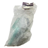 Clear RC helicopter body shell, light aqua tinted, in sealed plastic bag
