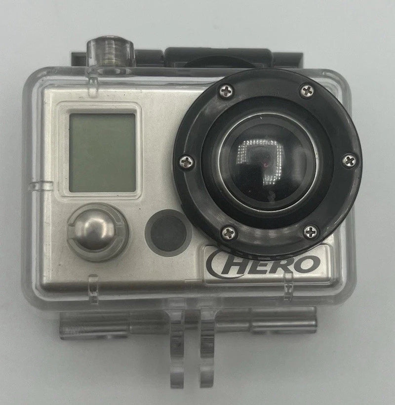 GoPro HERO Original action camera with clear waterproof housing and front lens