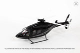 Fuselage kit (New Ver) Bell 429 for K110/K124 and Compatible RC Helicopters