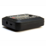 Spektrum S63 micro 1S USB LiPo battery charger, black rectangular with side ports