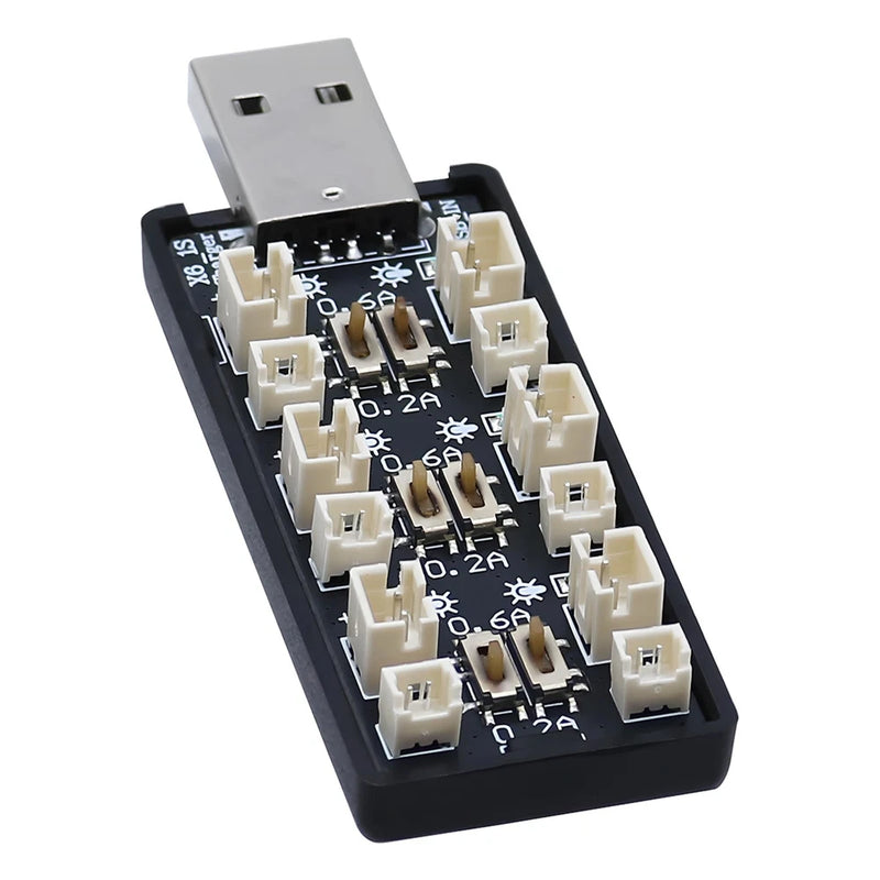 6-Channel Lipo Battery Charger 1S 3.7V/4.2V USB JST Plug for Tiny Whoop FPV Dron Battery