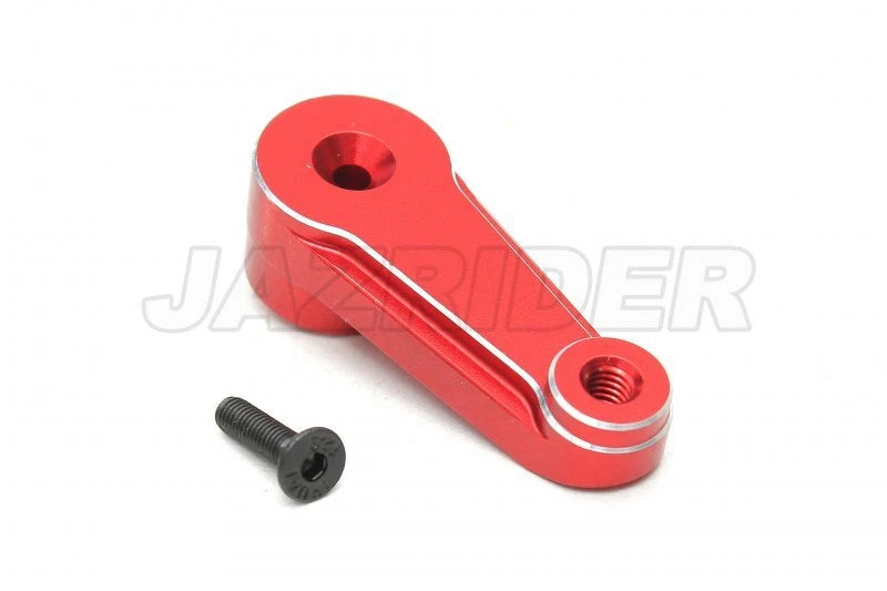 Jazrider Aluminum 15T Steering Servo Arm Horn (Red) For Axial 1/6 SCX6 RC Car