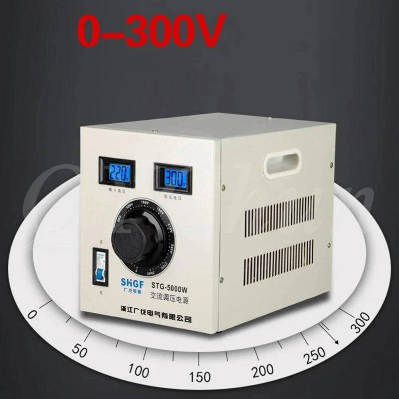 Voltage Regulator 220V Single-phase STG-5000W Output Adjustable 0-300V Manual