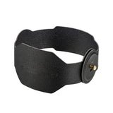Black adjustable strap propeller holder with metal fastener