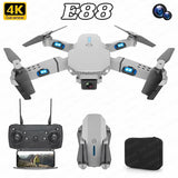 WIFI FPV Drone Wide Angle HD 4K 1080P Camera Quadcopter Dron Helicopter Toys