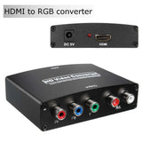 HD 1080P HDMI Input To 5RCA RGB Component YPbPr Video With R/L Audio Converter