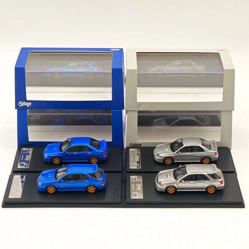 Furuya 1/64 Impreza WRX STi GD/GG Diecast Toys Car Model Gift Collection