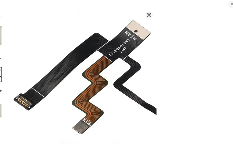 GPS geomagnetic sensor ribbon cable with flex connectors