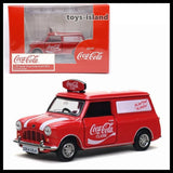 TINY Coca-Cola Austin Mini Countryman  1/50 NEW diecast car