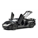 Lamborghini Aventador LP750-4 SV 1:32 Model Car Diecast Toy Vehicle Gift Black Battery