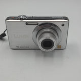Japan Import Panasonic Lumix DMC-FS7 10MP Digital Camera Silver Leica Lens Teste