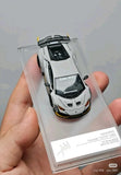 1/64 KINGMODEL GT Show Huracan Sto Wide Body Grey Diecast Model Air Force Livery
