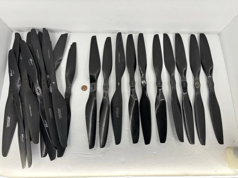 Carbon Fiber 15?? RC Propeller Lot 23pcs Multicopter DJI Drone Props Used