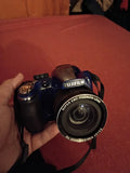 Fujifilm FinePix S Series Blue S3380 14MP Digital Camera Good Condition