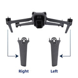 Drone arm stand bracket holders for drone arms, dark gray and black