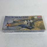 Academy P-51B Mustang 1/72 model airplane kit box with fighter artwork and decals