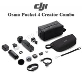 DJI Osmo Pocket 4 Creator Combo 4K Gimbal Camera Vlog Wide-Angle Lens Mic New