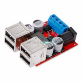 8V-35V to 5V 8A Step down 4 USB Power Supply Module for Mobile phone Car Charger