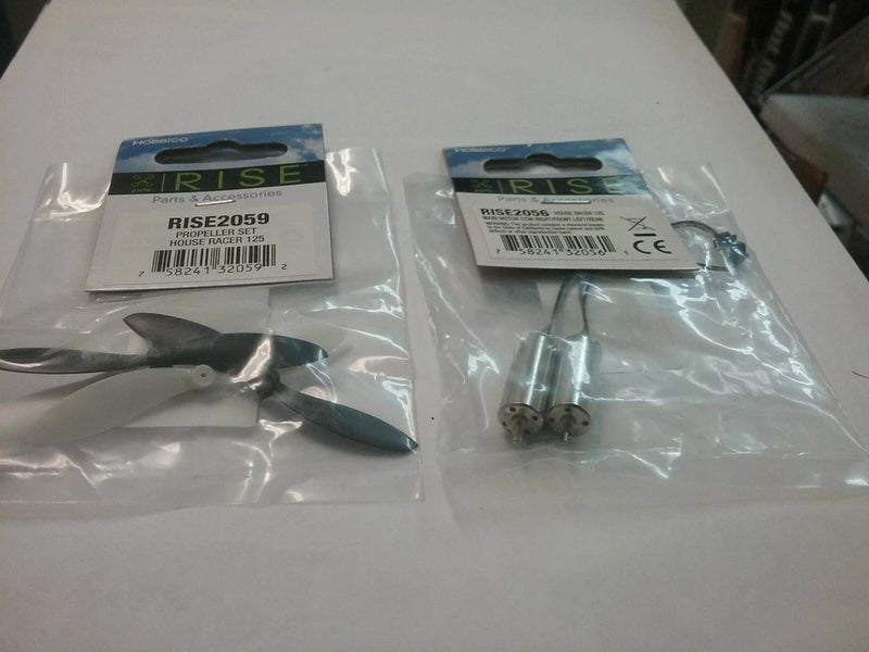 RISE drone main motor CCW with propellers, in sealed packaging (two sets)