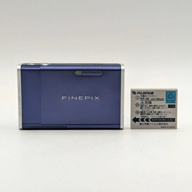 FUJIFILM FinePix Z1 Blue Compact Digital Camera Tested Good Condition