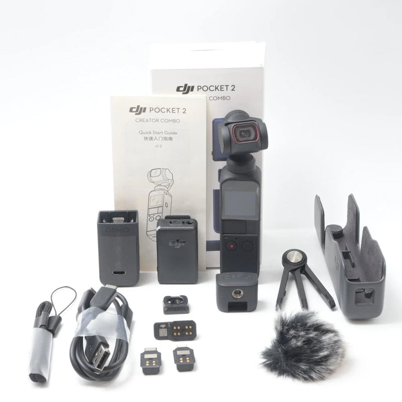 DJI Pocket 2 Creator Combo 64MP 4K Action Camera OT-210[Mint]#5915