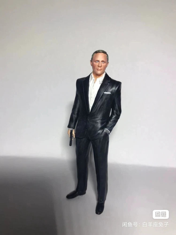 1/18 James Bond Suit Men Scene Miniatures Figures Doll For Cars Vehicles Toy