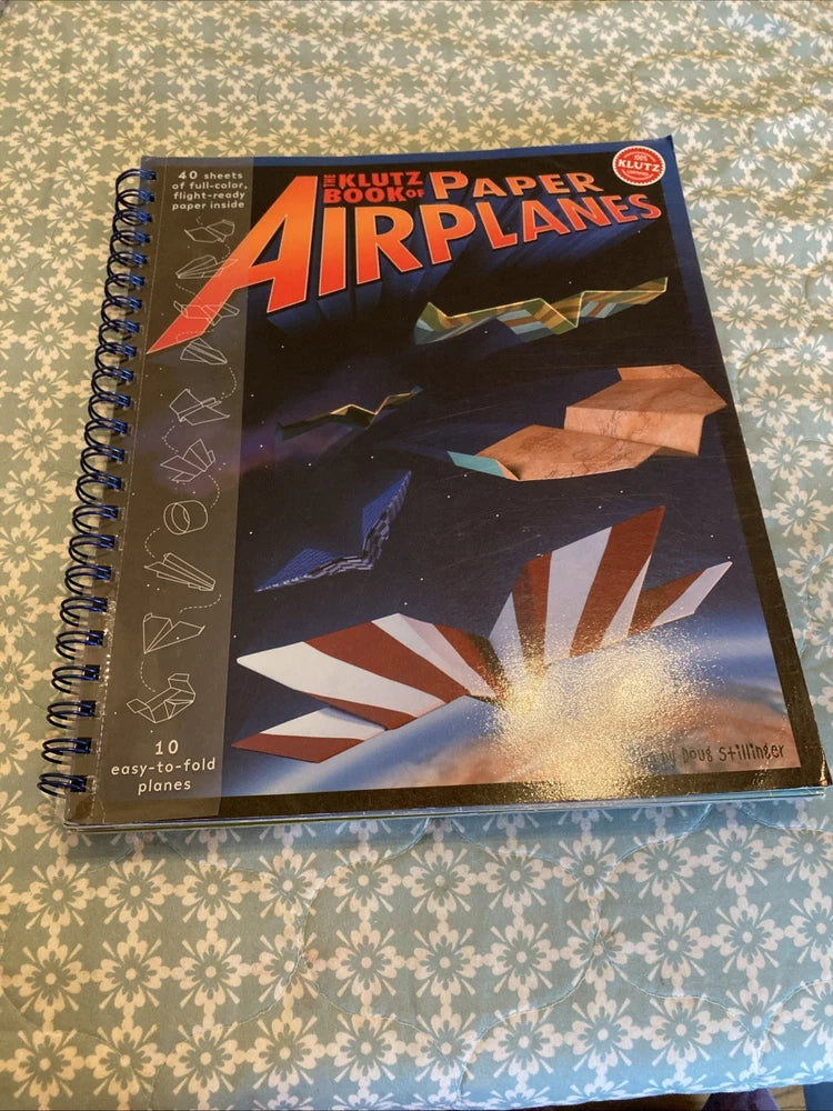 Klutz Book of Paper Airplanes by Doug Stillinger and Editors of Klutz (2004,...
