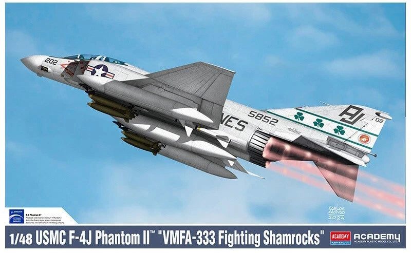 1/48 USMC F-4J Phantom II "VMFA-333 Fighting Shamrocks" #12356 ACADEMY HOBBY