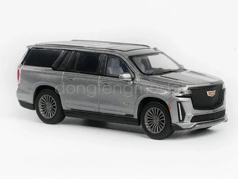 Masdi 1:64 Silver Escalade Full Size SUV Sports Diecast Metal Car Toys Model