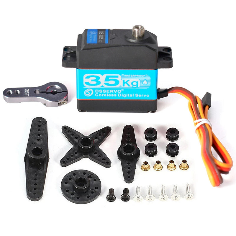 KingVal 35KG Metal Gear Coreless Digital Servo for 1/8 1/10 1/12 RC Car RC Boat