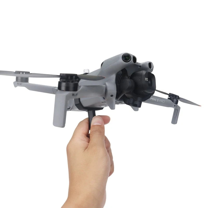 Drone camera fixed bracket with handheld stick accessory attached