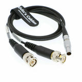 Timecode Input Output Cable for Sound Devices XL-LB2 5 Pin Male to BNC 76cm/30"