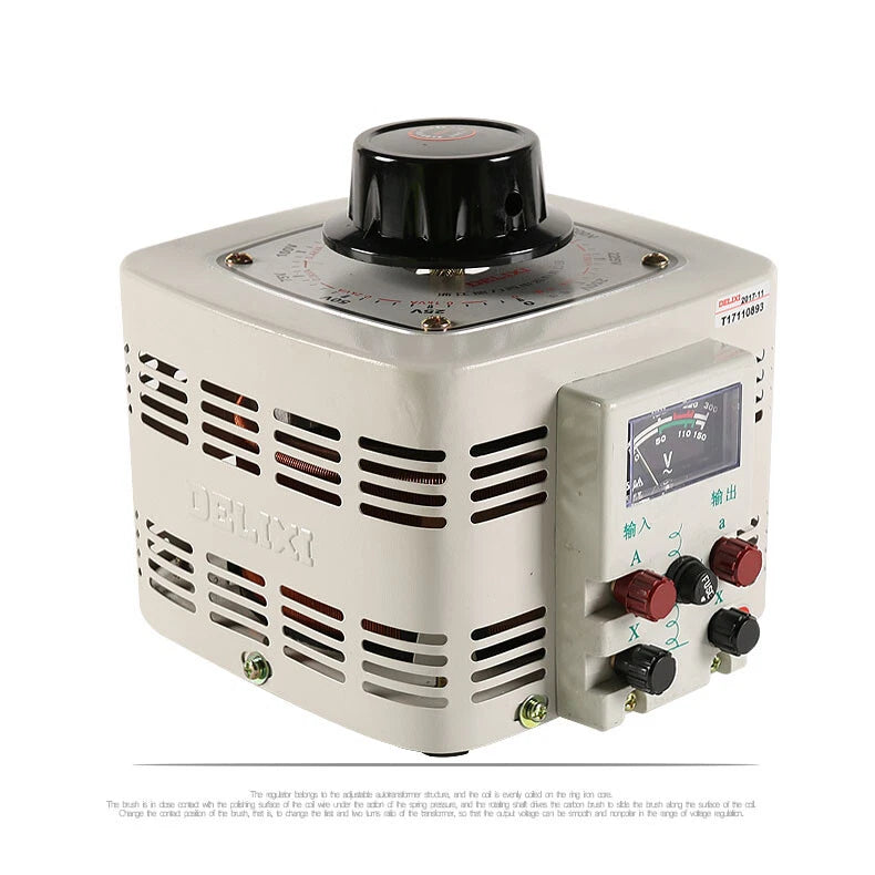 220V TDGC2 1KVA Single Phase Voltage Regulator Power Converter 1000W 0-250V NEW