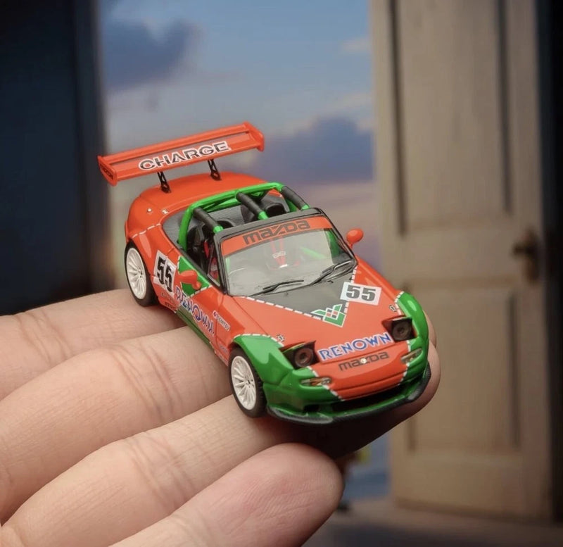 CZ Liomio 1:64 Orange MX5 Miata Roadster Touring #55 Model Diecast Display Car