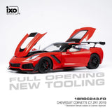 2019 CHEVROLET CORVETTE C7 ZR1 COUPE RED 1:18 SCALE BY IXO-MODELS 18RDC243-FO