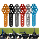 4x CNC Shock Absorber Adjust Plate Droop Mount for RC 1/10 Axial SCX10 90046 D90