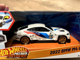 New 2025 Hot Wheels Pull-Back Speeders 2022 BMW M4 GT3 1/43 - White