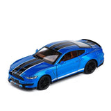1/32 Mustang Shelby GT350 Model Toy Car Diecast Toy Vehicle Boys Gifts Blue Battery