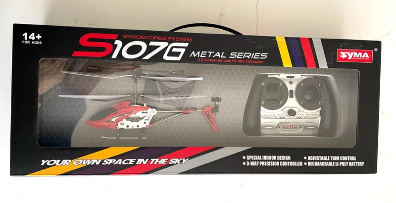 Syma S107G Gyroscopes System Metal Series 3 Channel Infrared R/C Helicopter
